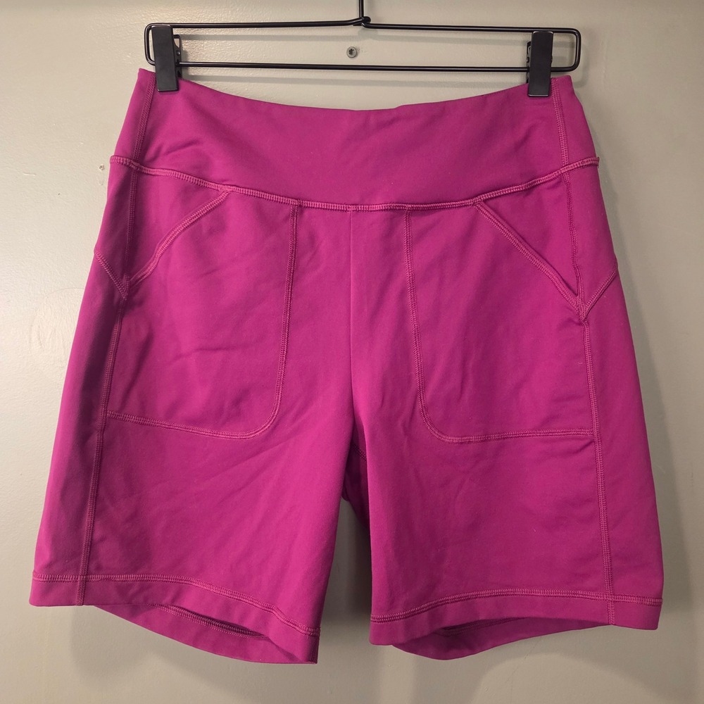 Duluth Trading Co Women's NoGa Classic 7" Inseam Shorts Pull On Pink Size S